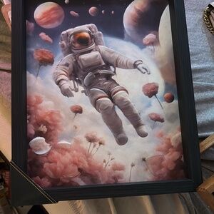 Framed Astronaut